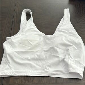 Classic White Sports Bra for Women